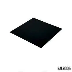 Aluminium Blech RAL 9005 Tiefschwarz