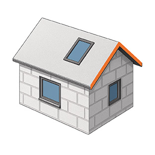 Ortgangbleche in verschiedenen Ausführung, Materialien und Abmessungen