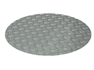 Ronde aus Alu-Riffelblech, viele Durchmesser