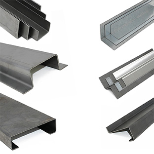 Abkantungen an Stahlblechen