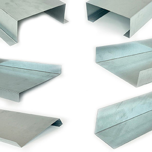 Blechabkantungen Titanzink