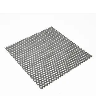 Blech mit rundem, versetzten Lochmuster