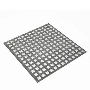 Blech mit quadratischem Lochmuster