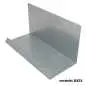 Preview: Wandanschlussblech auf Maß aus verzinktem Stahl