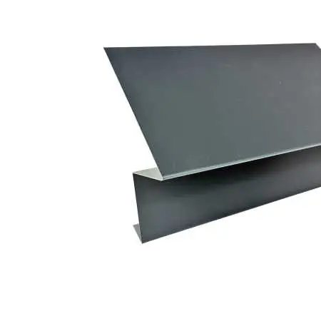 Traufblech Typ C aus Aluminiumblech in RAL7016 - Lackierung, Anthrazitgrau