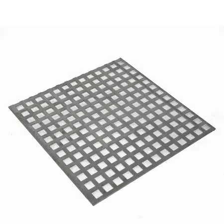 Aluminium - Lochblech in Rundlochung, Plattenrand