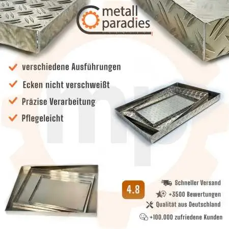 Aluminium - Wanne auf Maß