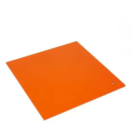 Aluminium Glattblech in RAL-Farben pulverbeschichtet (orange Feinstruktur)