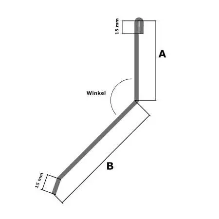 Maßskizze für unsere Brustbleche nach Maß