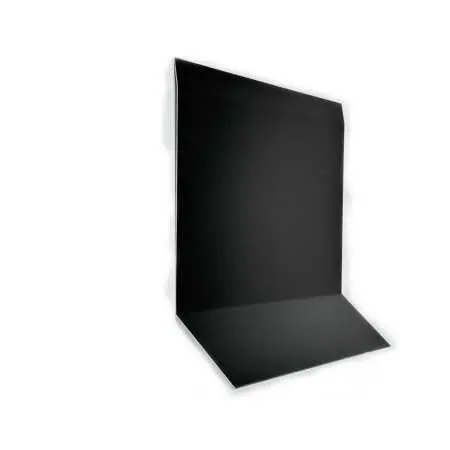 Brustblech aus Aluminiumblech in RAL9005 - Lackierung, Tiefschwarz