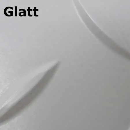 Detailbild Beschichtung in "Glatt", matt
