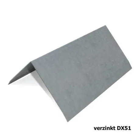 Firstblech aus verzinktem Stahlblech nach Maß