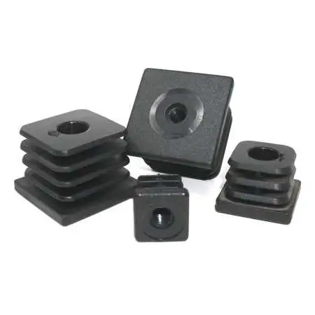 Gewindestopfen aus schlagfestem, schwarzem Polyamid, Gewinde M8, M10, M12