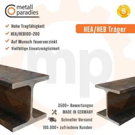 HEA-Träger, HEB-Träger, Doppel-T-Träger