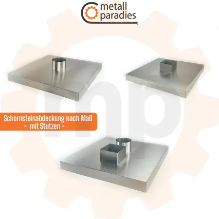 Edelstahl Schornsteinabdeckung nach Maß