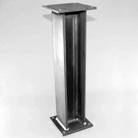 Stahlstütze aus massivem HEA/HEB-Träger bis 3 Meter, individuelle Länge