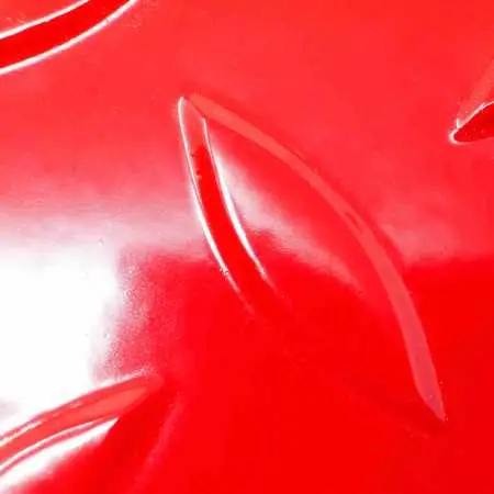 Stahl Tränenblech pulverbeschichtet, rot glänzend