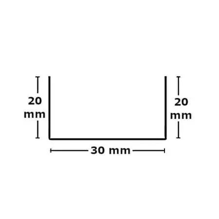 Maßskizze für V2A-Winkel, K240