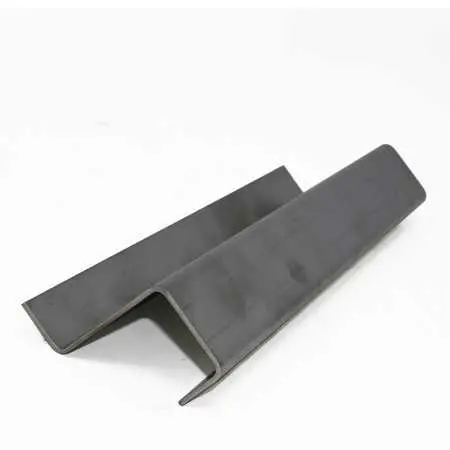 Z-Profil mit Rückkantung aus 2 mm Edelstahlblech, walzblank