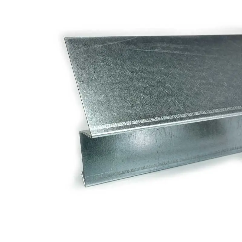 Traufblech Typ C aus verzinktem Blech DX51