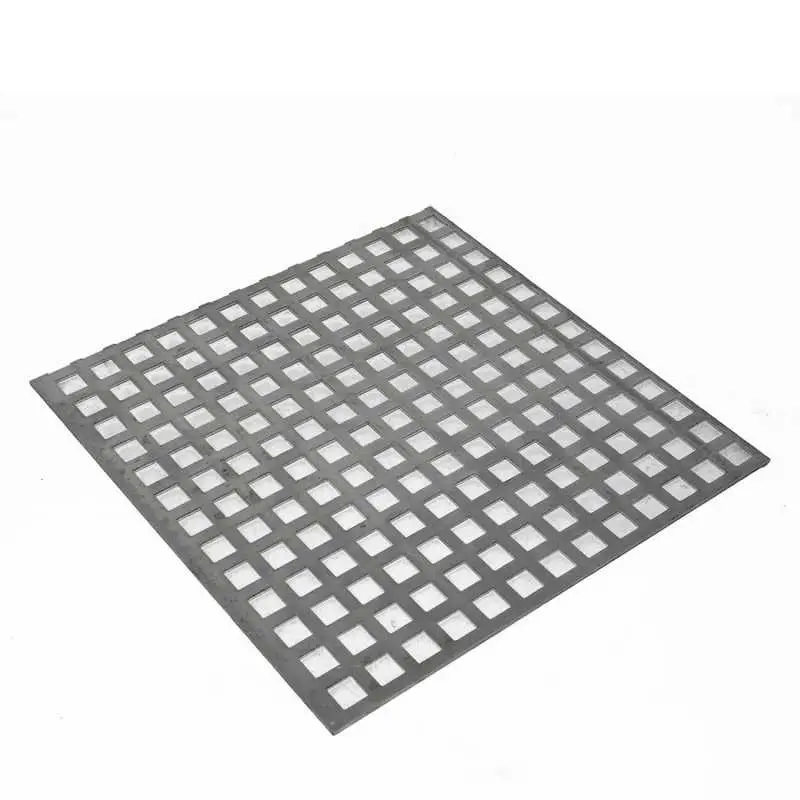 Aluminium - Lochblech in Rundlochung, Plattenrand