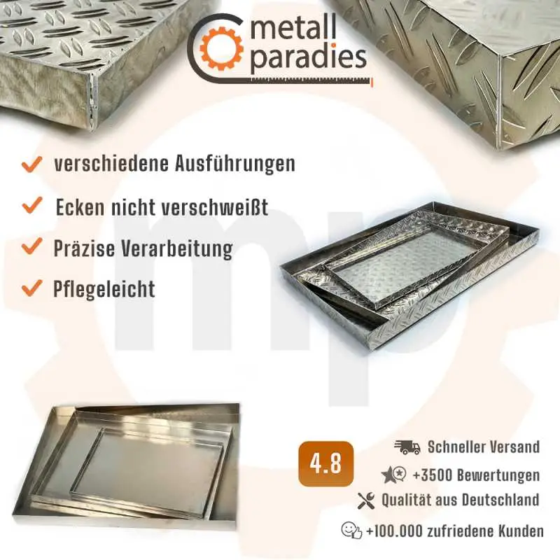 Aluminium - Wanne auf Maß