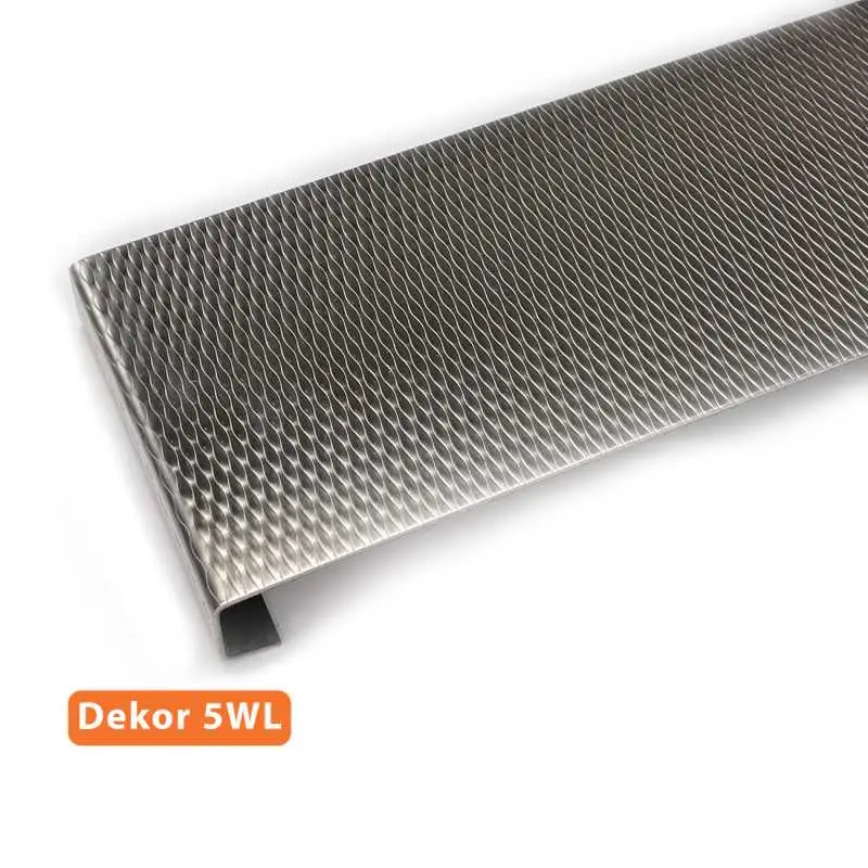 Edelstahl Arbeitsplatten - Abdeckung ohne Wandanschluss auf Maß