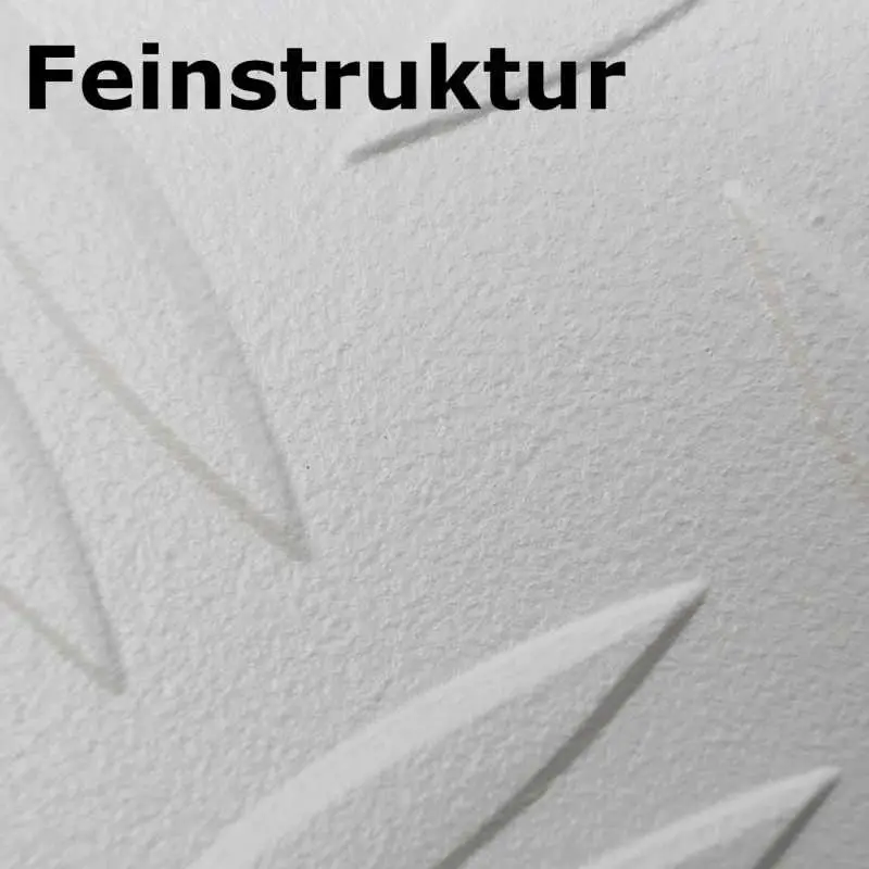 Detailbild Beschichtung mit Feinstruktur, matt.