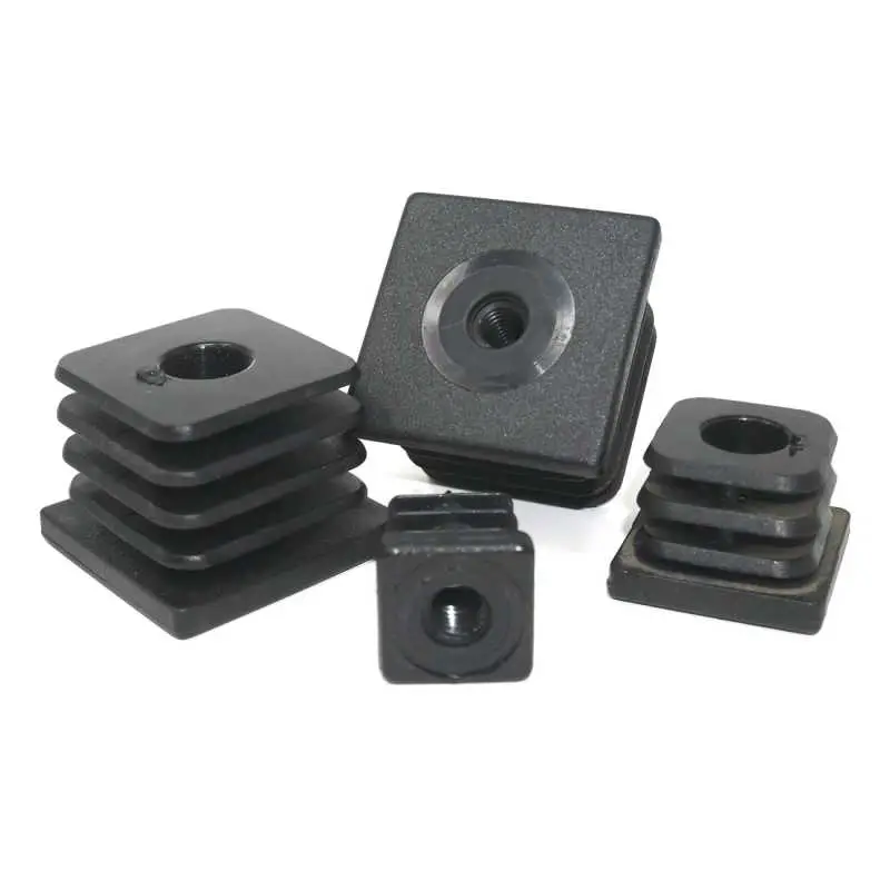 Gewindestopfen aus schlagfestem, schwarzem Polyamid, Gewinde M8, M10, M12