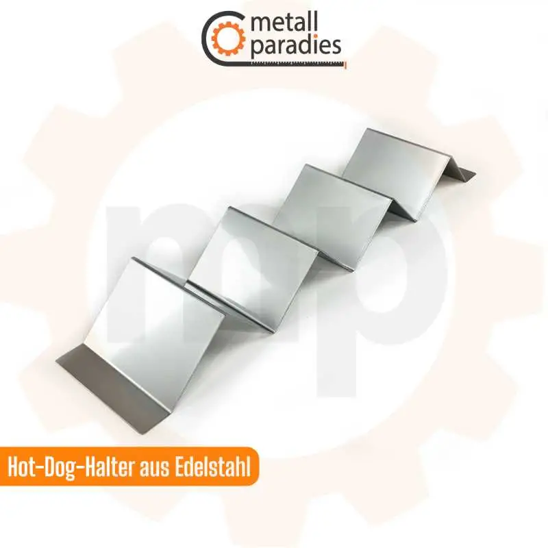 Hot-Dog-Halter aus Edelstahl