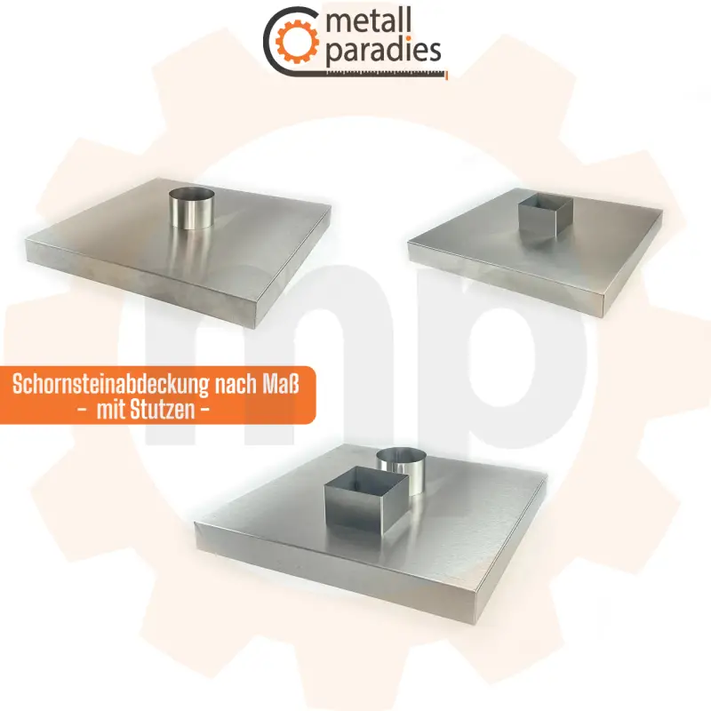 Edelstahl Schornsteinabdeckung nach Maß