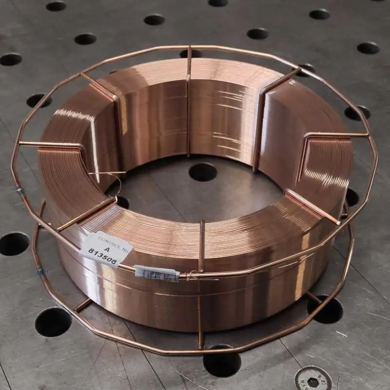 15 kg verkupferter Schweißdraht in professioneller SG3-Qualität auf Korbspule