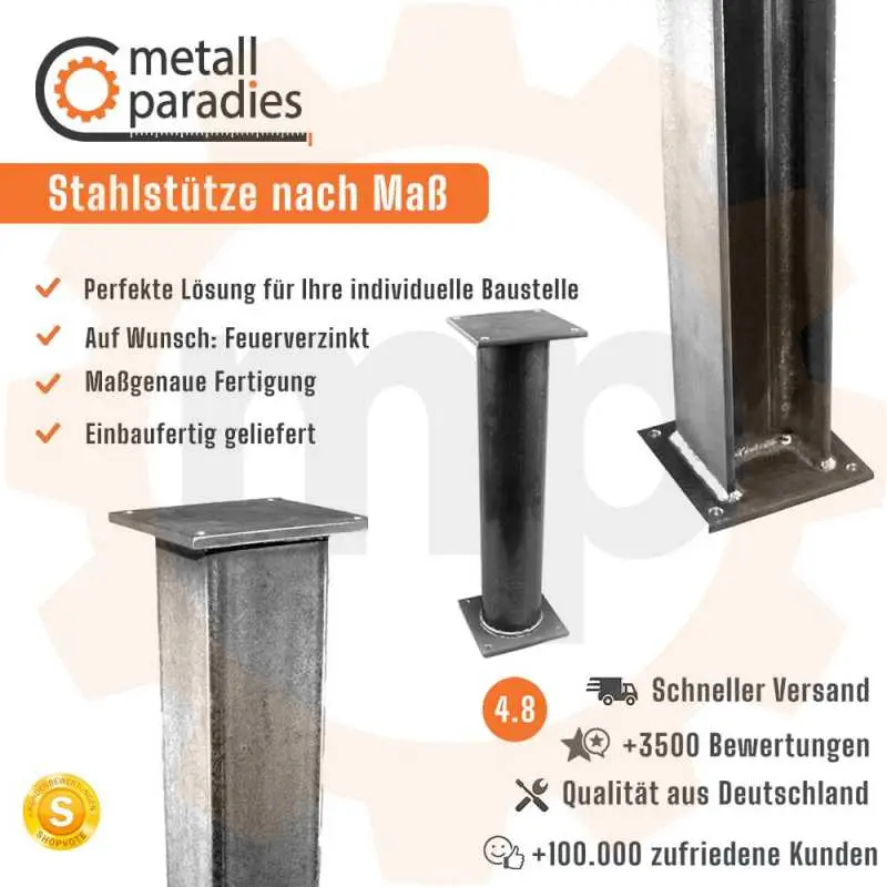Stahlstütze auf Maß