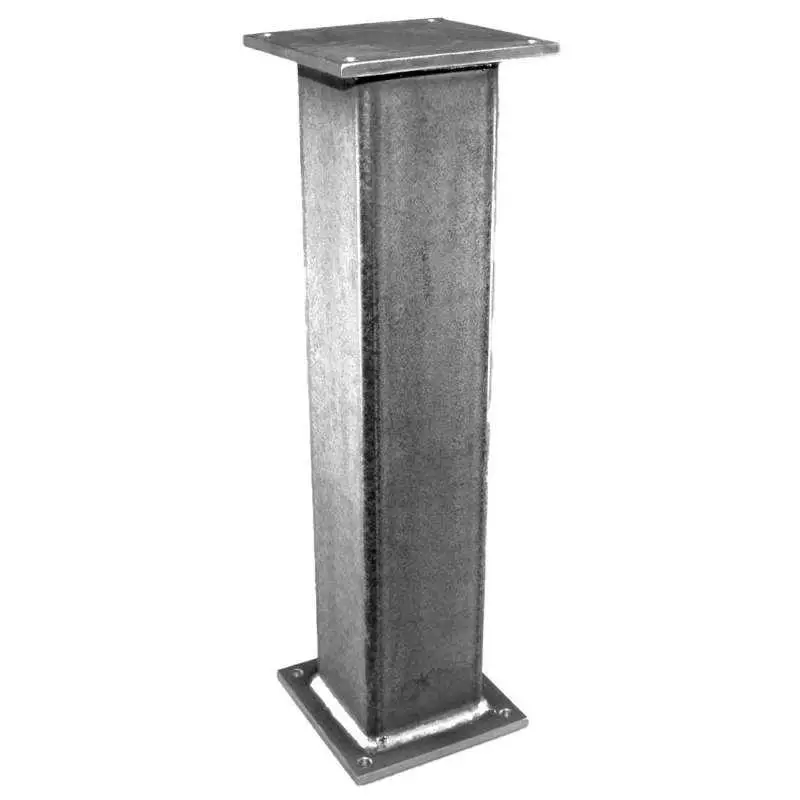 Stahlstütze aus Quadratrohr bis 3 Meter, individuelle Längen bestellen!