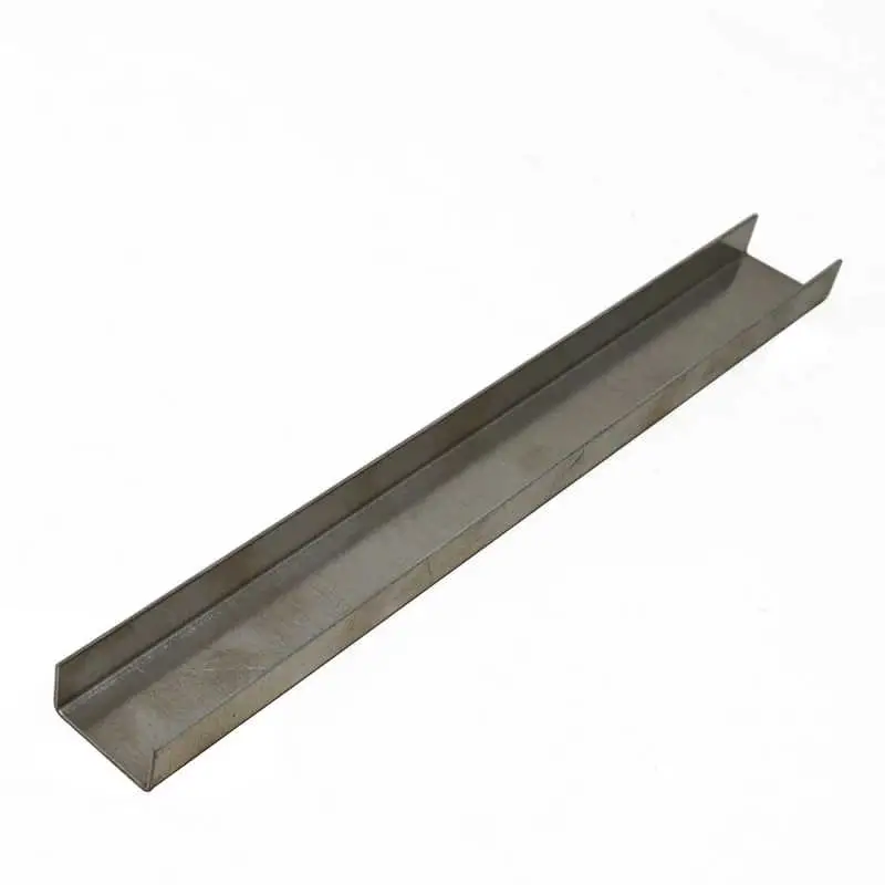 Aluminium U-Profil nach Maß, 0,8 mm