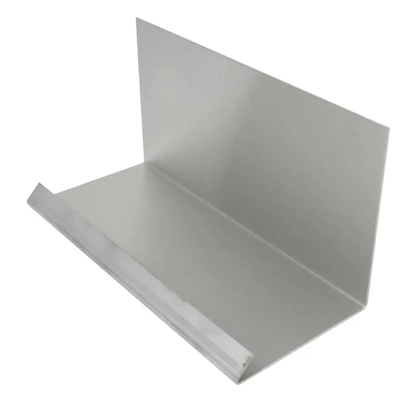 Wandanschlussblech aus Edelstahl K240 geschliffen nach Maß