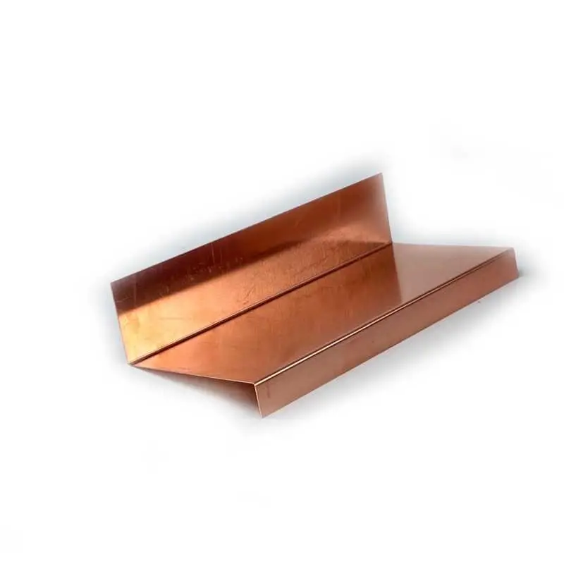Kupfer Z-Profil nach Maß 1,0 mm