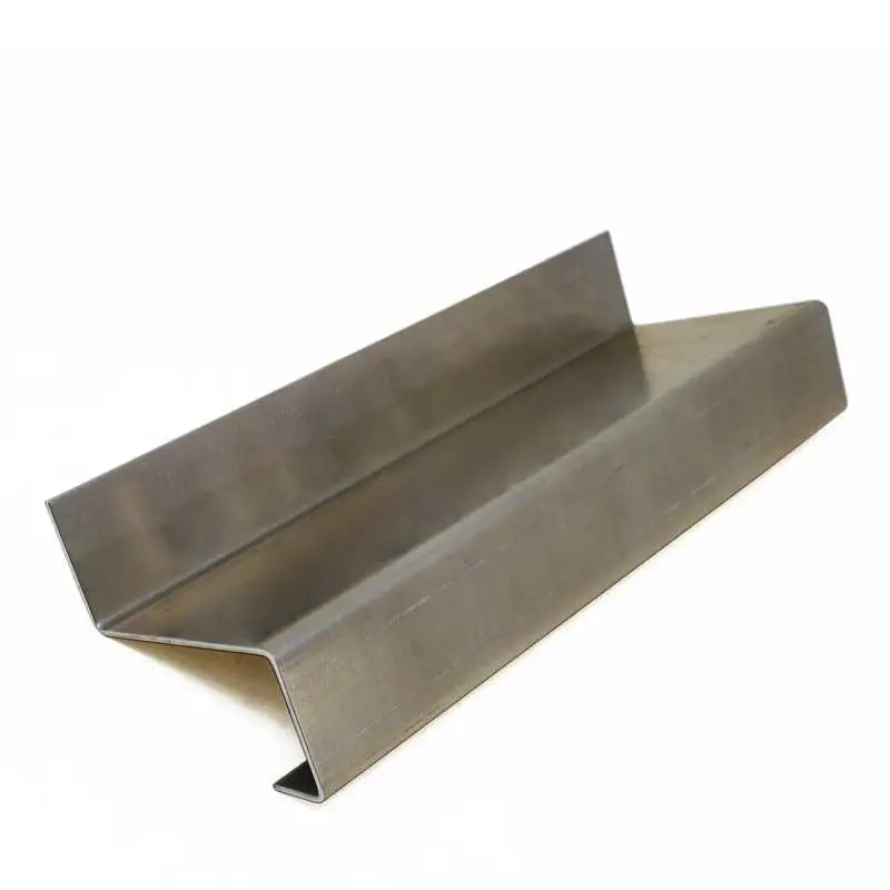 Z-Profil mit Rückkantung aus Aluminium Glattblech nach Maß, Stärke 1, mm