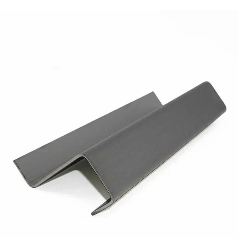 Z-Profil mit Rückkantung, 2 mm, K240-Schliff