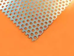 Aluminium - Lochblech mit runder Lochung, 1 mm Stärke