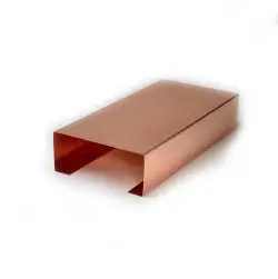 Kupfer C-Profil nach Maß 0,6mm - 1,5mm