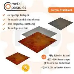 Corten-Stahlblech - 1,0 mm