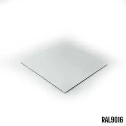 Aluminium Blech RAL9016 Verkehrsweiß