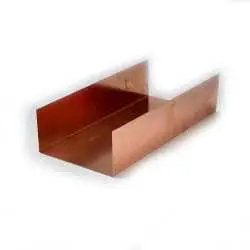 Kupfer U-Profil nach Maß 0,6-1,5 mm