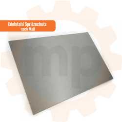 Edelstahl-Spritzschutz nach Maß